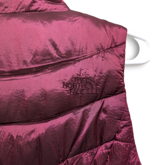The North Face Aconcagua Vest II 550-fill Goose Down DWR Womens XS Shiny Red - Picture 4 of 7